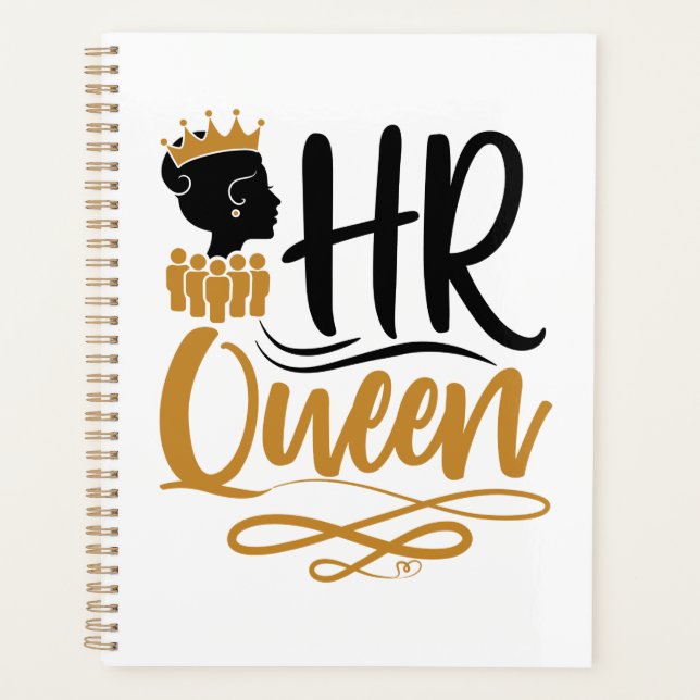 HR Queen Human Resources Women Planer (Vorderseite)