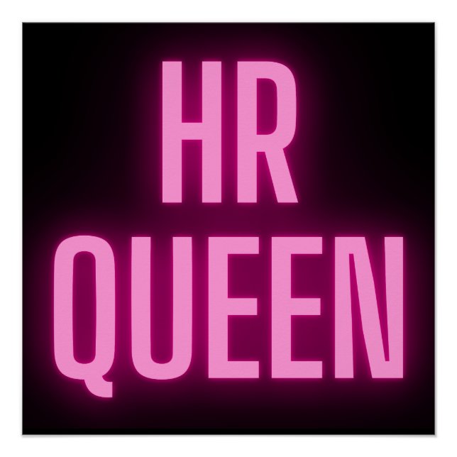 HR Queen 👸 🏻 👑 Poster (Vorderseite)