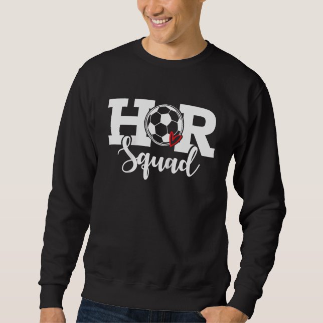 HR-Squad-Fußballkostüm Human Resource Raglan Sweatshirt (Vorderseite)