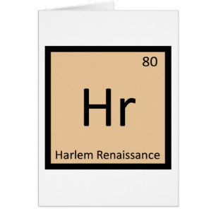 Hr - Symbole de tableau périodique de l'art Renais