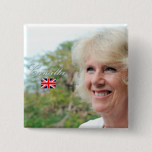 HRH Camilla Duchess of Cornwall Button