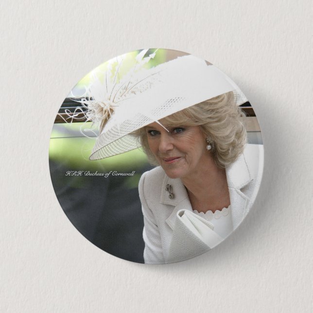HRH Duchess of Cornwall Button (Vorderseite)