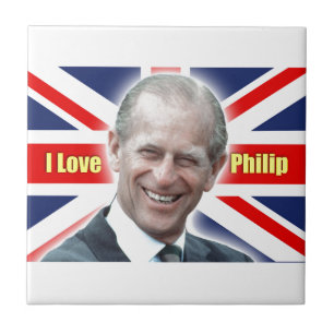 HRH Herzog von Einburgh - I Liebe Philip Fliese