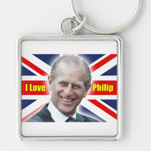 HRH Herzog von Einburgh - I Liebe Philip Schlüsselanhänger