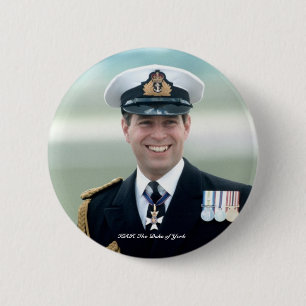 HRH Prince Andrew Button