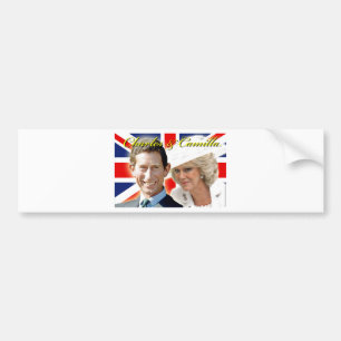 HRH Prince Charles & HRH Duchess of Cornwall Autoaufkleber
