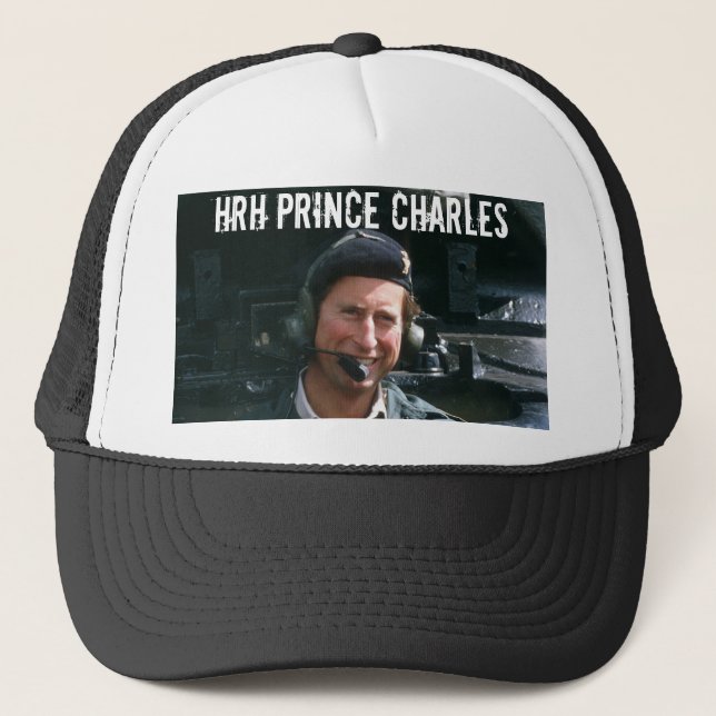 HRH Prince Charles Truckerkappe (Vorderseite)