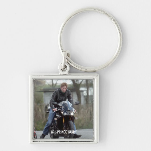 HRH Prince Harry Motorrad Schlüsselanhänger (Vorne)