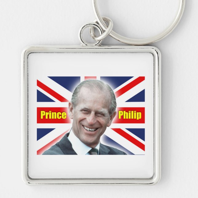 HRH Prince Philip - Super! Schlüsselanhänger (Vorne)