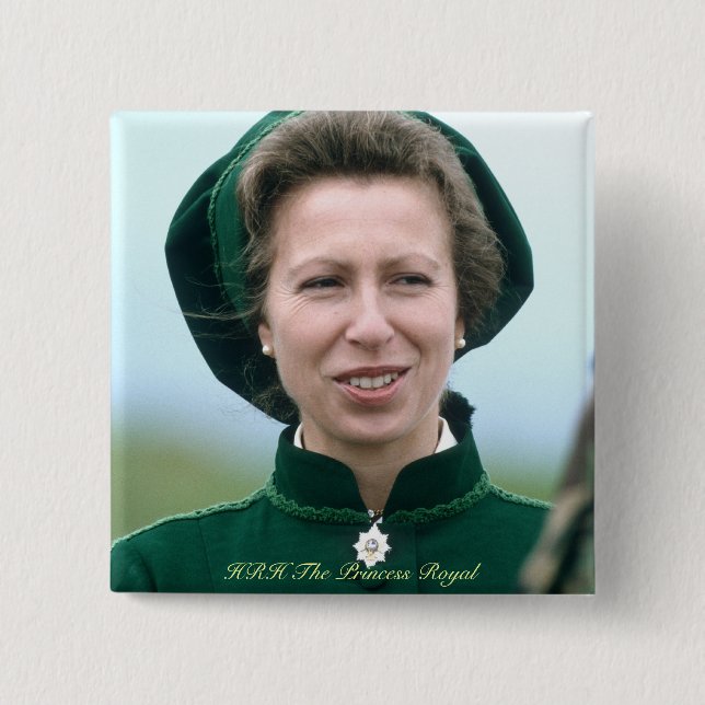 HRH Princess Anne Warminster Button (Vorderseite)