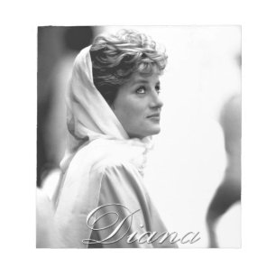 HRH Princess Diana Egypt - Pro Foto Notizblock