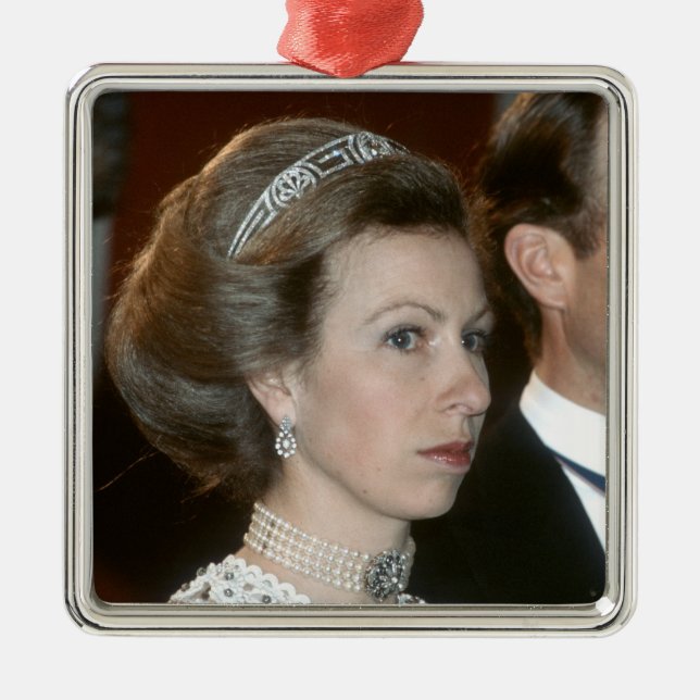 HRH Princess Royal Xmas Ornament Aus Metall (Vorne)