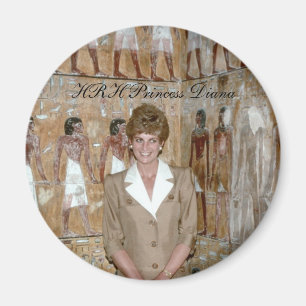 HRH Prinzessin Diana Ägypten 1992 Magnet