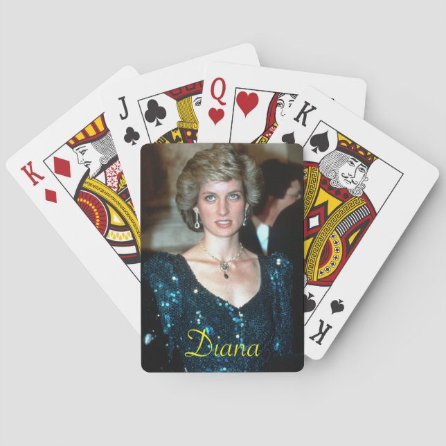 HRH Prinzessin Diana Wien 1986 Spielkarten (Rückseite)