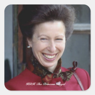 HRH: Prinzessin Royal Quadratischer Aufkleber
