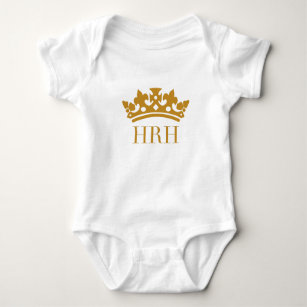 HRH sein/königliches Hoheits-Baby königlich Baby Strampler