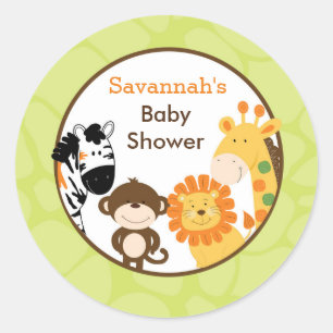 Hright Safari Jungle Animals bevorzugen Stickers