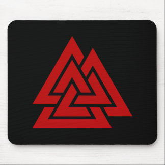 Hrungnirs Herz (Rot u. Schwarzes) Mousepad