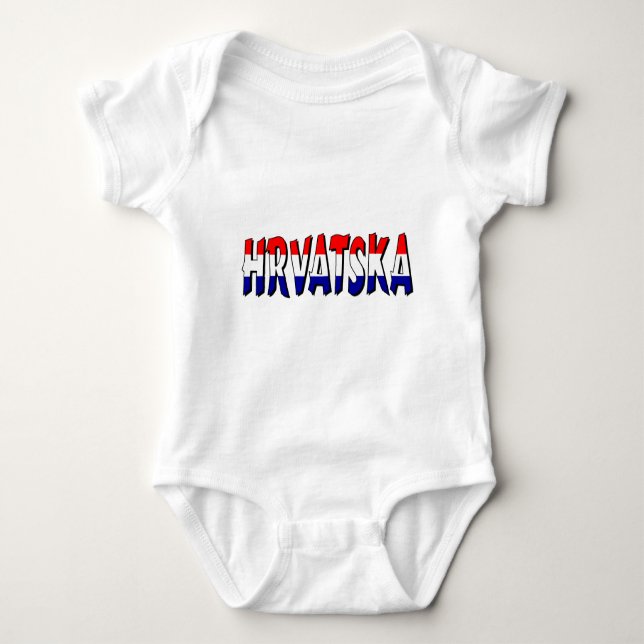 Hrvatska Baby Strampler (Vorderseite)