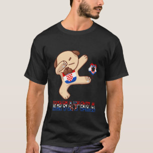 Hrvatska Croatia Dog Hrvatska Soccer Team Kroatisc T-Shirt