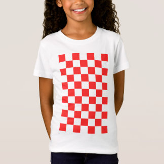 Hrvatska Croatia Red Squares T-Shirt