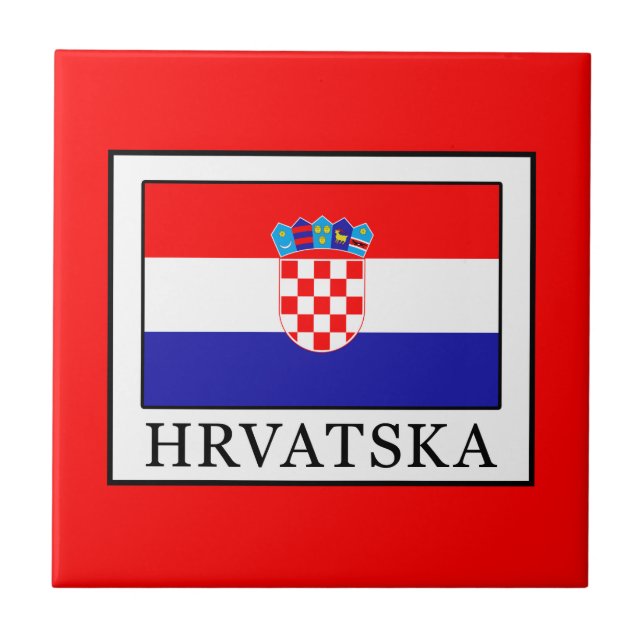 Hrvatska Fliese (Vorderseite)