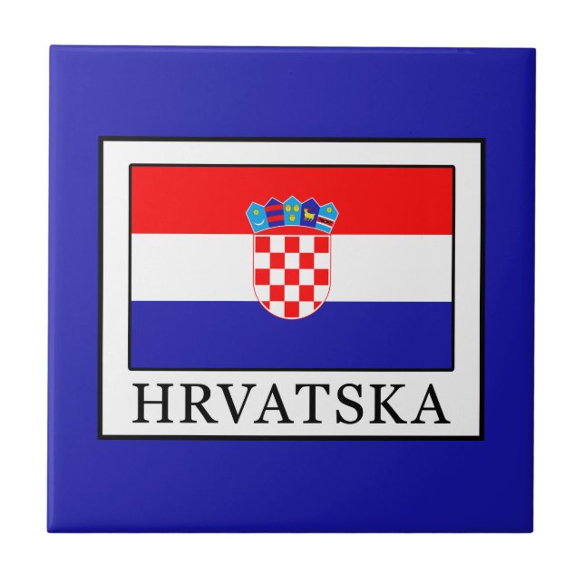 Hrvatska Fliese (Vorderseite)