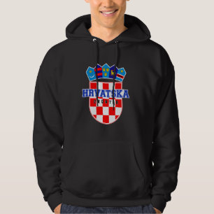 Hrvatska, Kroatien, Hrvatska zastava, Kroatische P Hoodie