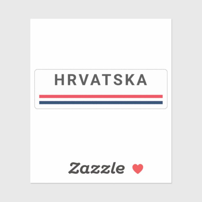 Hrvatska Lines  Aufkleber (Blatt)