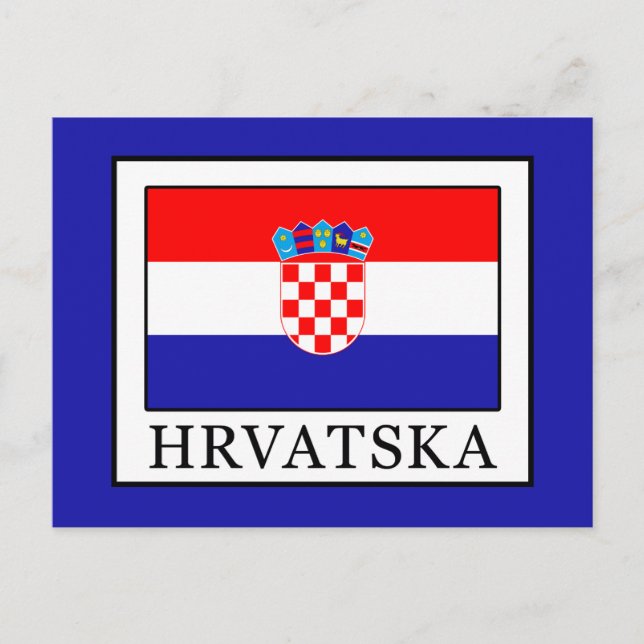 Hrvatska Postkarte (Vorderseite)
