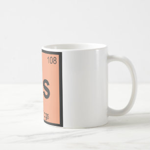 Hs - Hot Dogs Chemistry Periodisches Tabellensymbo Kaffeetasse