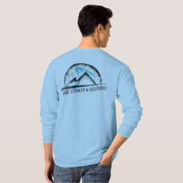 HSEC vorderes und hinteres Logo-lange Hülse T-Shirt