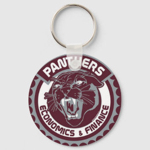 HSEF Panther Pride Basic Button Keychain Schlüsselanhänger