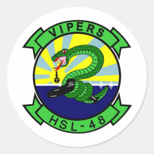 HSL-48 Vipers Runder Aufkleber
