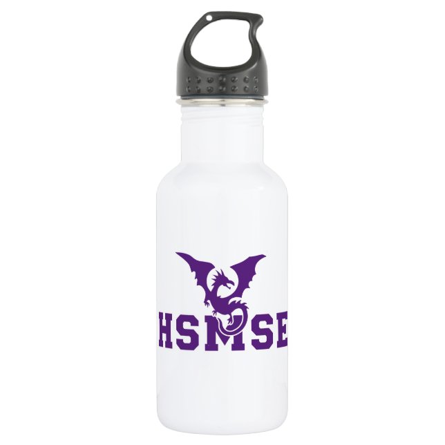 HSMSE Wasserflasche aus Edelstahl (Vorderseite)