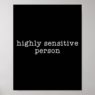 HSP Hochempfindliche Person Resist Poster