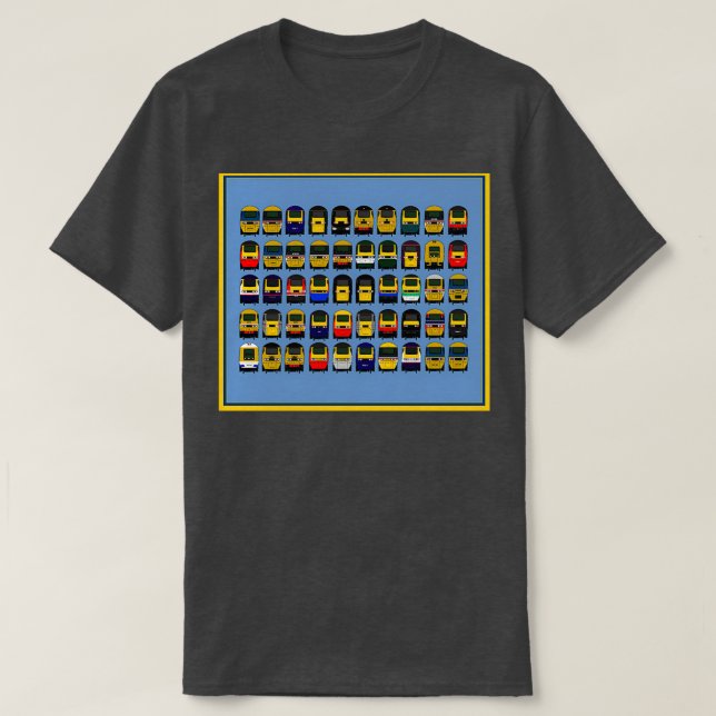 HST INTERCITY 125 TRAINS T-Shirt (Design vorne)
