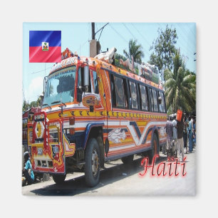HT - Haiti - Angestochen Anstich des öffentlichen  Magnet