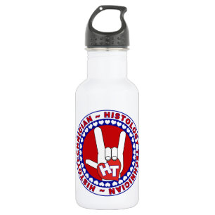 HT HISTOTECHNICIAN HISTOLOGY TECH LIEBE LOGO ASL EDELSTAHLFLASCHE
