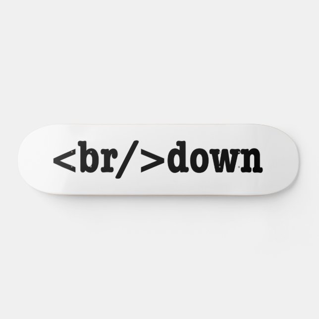HTML-Code Skateboard (Horizontal)