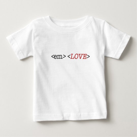 HTML-Codekleidungs-Babyt-shirt Baby T-shirt