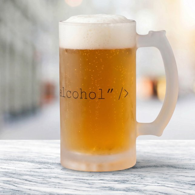 HTML-Eingabealkohol Mattglas Bierglas (Von Creator hochgeladen)