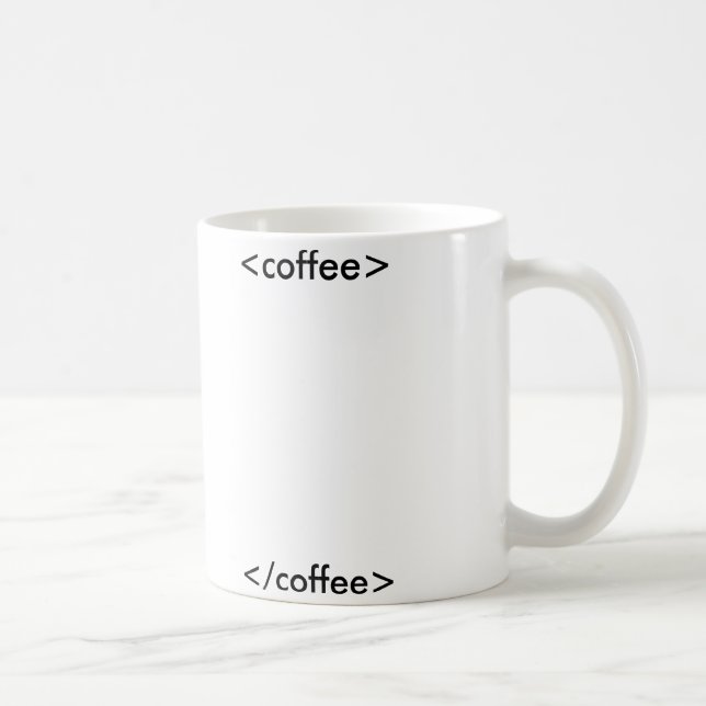 HTML-Kaffee-Tasse Kaffeetasse (Rechts)