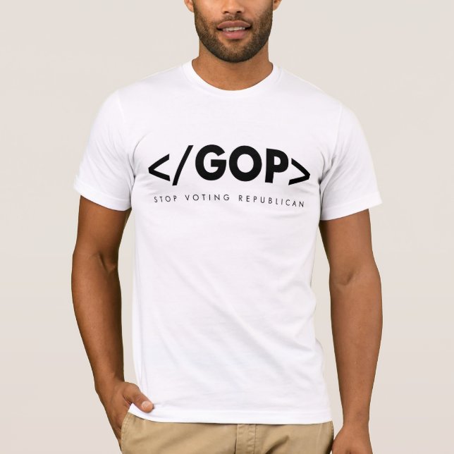 HTML-Kodierung Ende GOP-T - Shirt (Vorderseite)