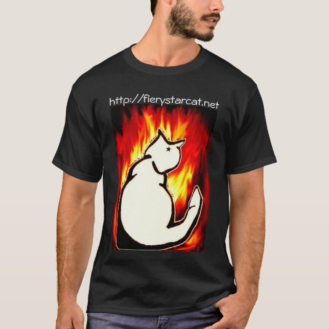 http://fierystarcat.net T-Shirt (Vorderseite)