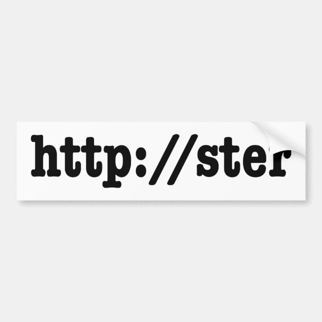 http://ster / HTML Code Autoaufkleber (Vorne)