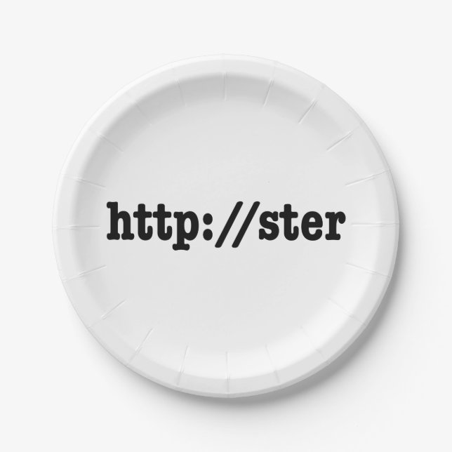 http://ster / HTML Code Pappteller (Vorderseite)