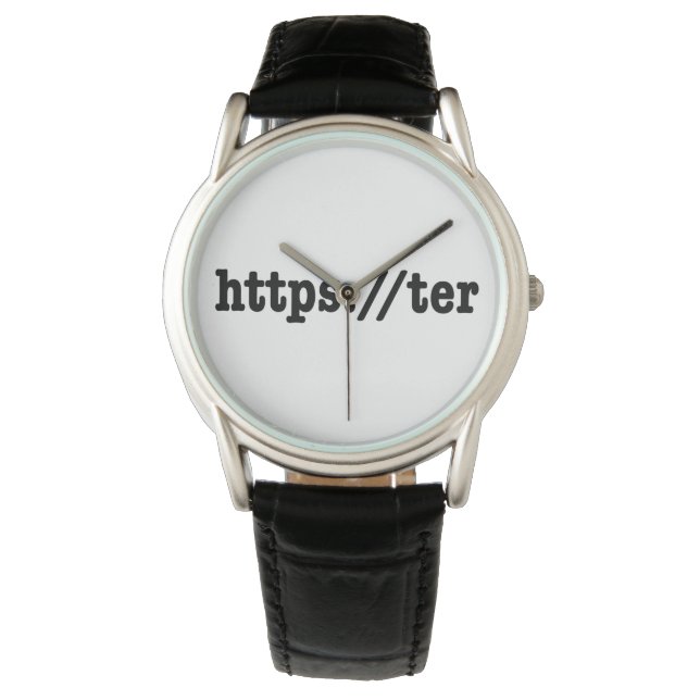 https://ter / HTML Code Armbanduhr (Vorderseite)