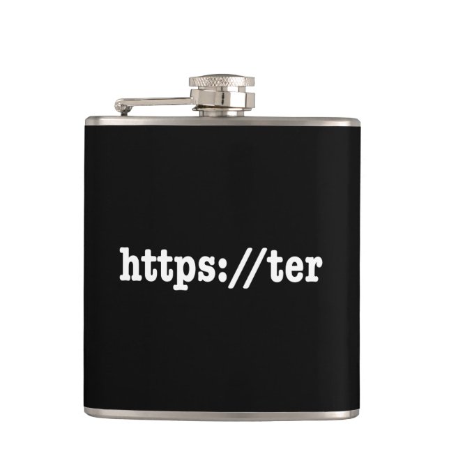 https://ter / HTML Code Flachmann (Vorderseite)