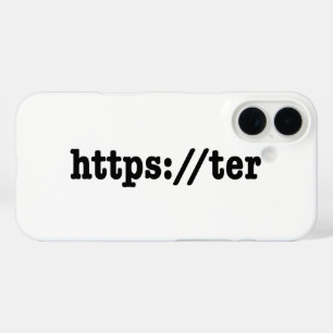 https://ter / HTML Code iPhone 16 Hülle